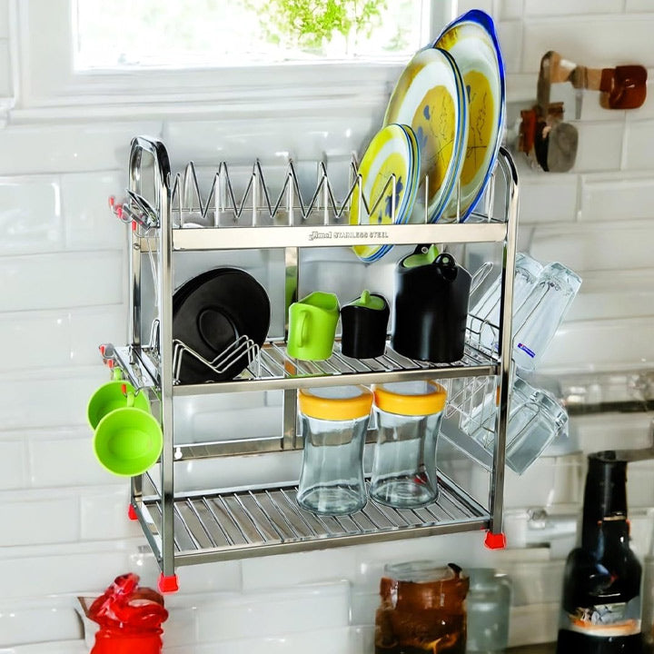 3-Tier Dish Rack | Kitchen Rack for Utensils
